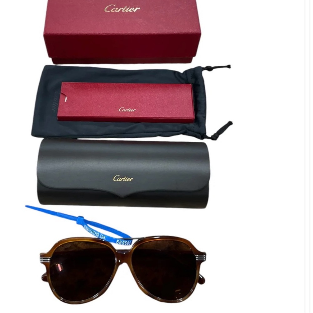 CARTIER
57MM Aviator Sunglasses